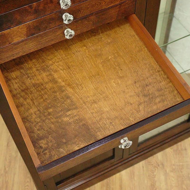 大正時代の希少なアンティーク医療棚｜幅82奥行38高さ147｜色付き