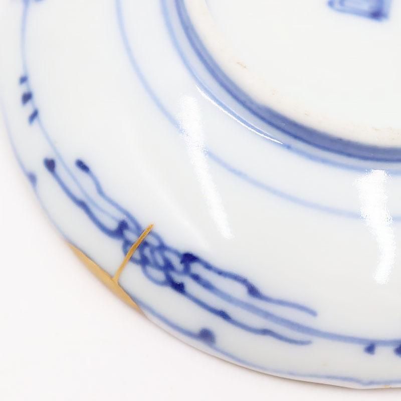 織部菊皿　江戸時代　金継ぎ 20200702130003-768x1072.jpg