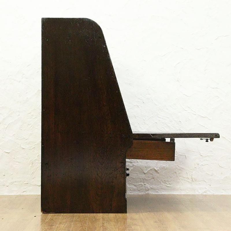 簿記机 和製ライティングビューロー 収納デスク キャビネット