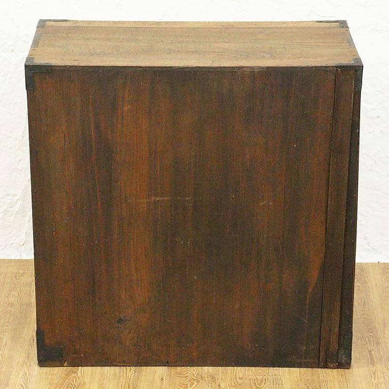 【限定販売】 蝶金具付き小箪笥｜明治〜大正の重厚で上品な和骨董 アンティーク雑貨