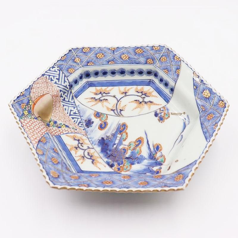 NO.76 骨董　皿165mm 5組 NO.76 骨董皿165mm 5組