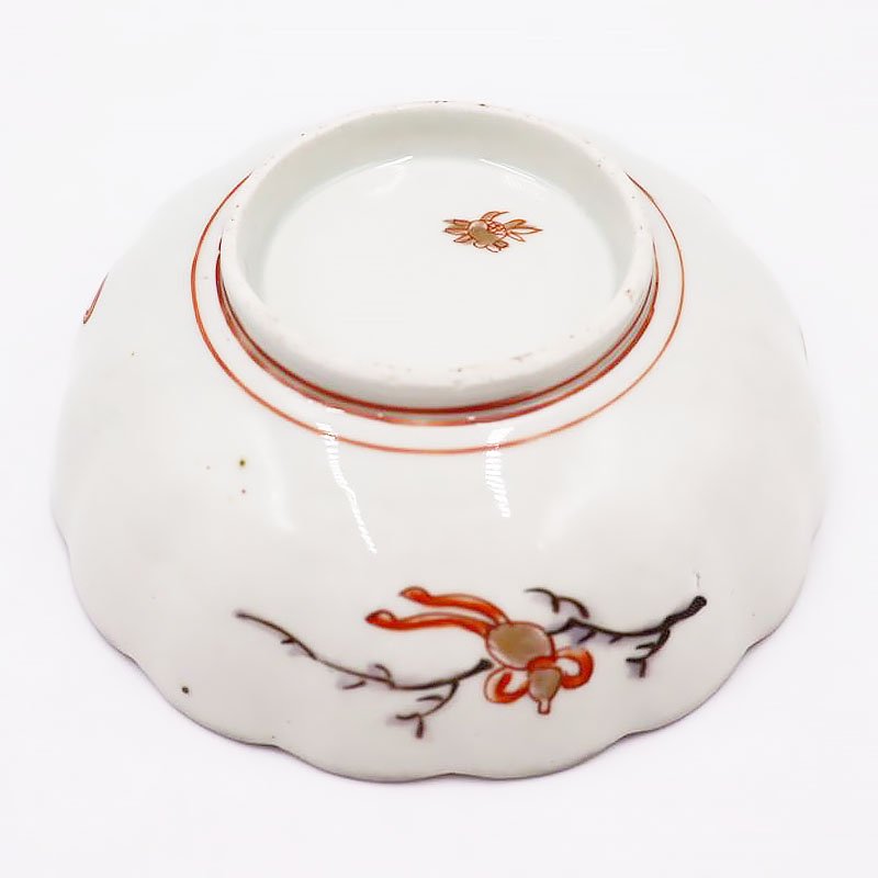 手描き 色絵 小鉢 なます皿 深向付 和食器 和骨董 アンティーク 動物