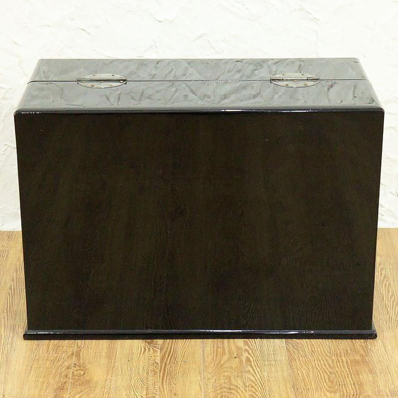 大人気新品  硯箱 小引出し 黒塗り 硯箪笥 和の 文房具入れ 小物入れ 書道具 その他