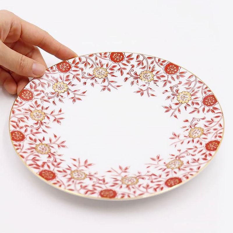 日本陶器 花唐草 金彩 オールドノリタケ金彩花唐草文 ケーキ皿10