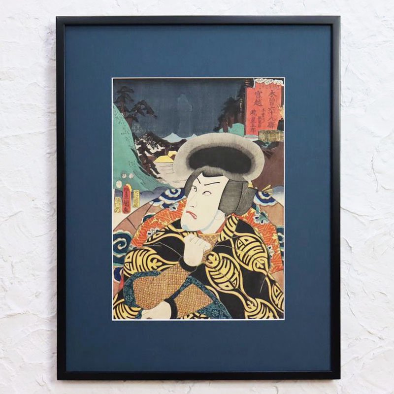 古版画 喜多川歌麿「湯上り美人図」雲母刷り - 骨董・アンティーク 