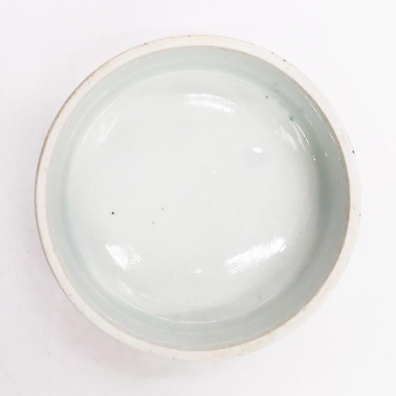 手描き陶磁器製ミニ三段重｜直径8cm 高さ12.5cm｜明治時代