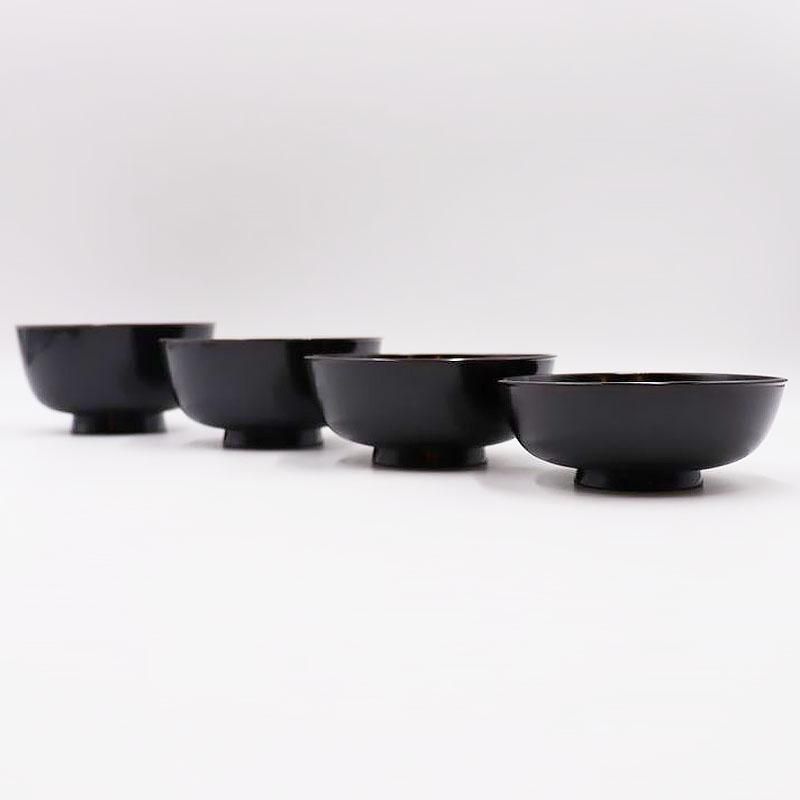 木製　真塗　四つ椀　五客揃　茶懐石 木製 真塗 四つ椀 五客揃 茶懐石