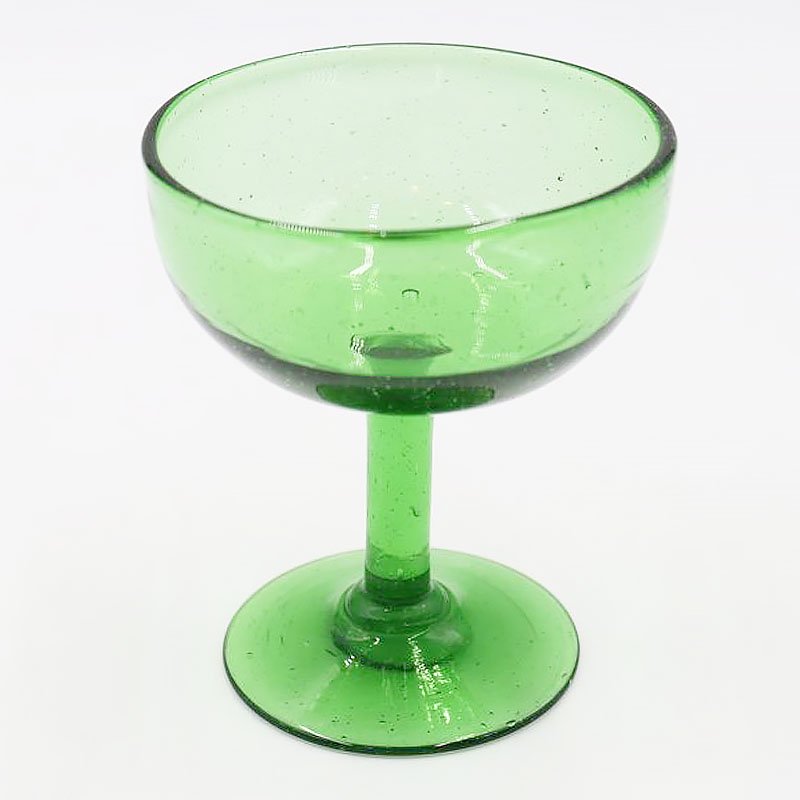 昭和レトロ 氷コップ 古ガラス フリル グリーンガラス アイスクリーム