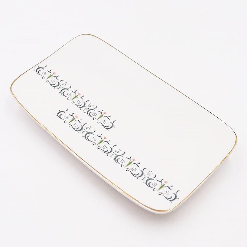 昭和レトロモダンな長角皿｜20×11.5×2cm｜日本製