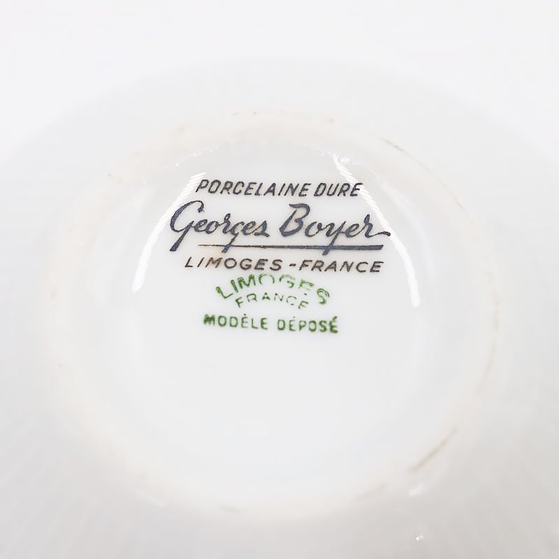 フランス製 リモージュ LIMOGES ティーカップ＆ソーサー