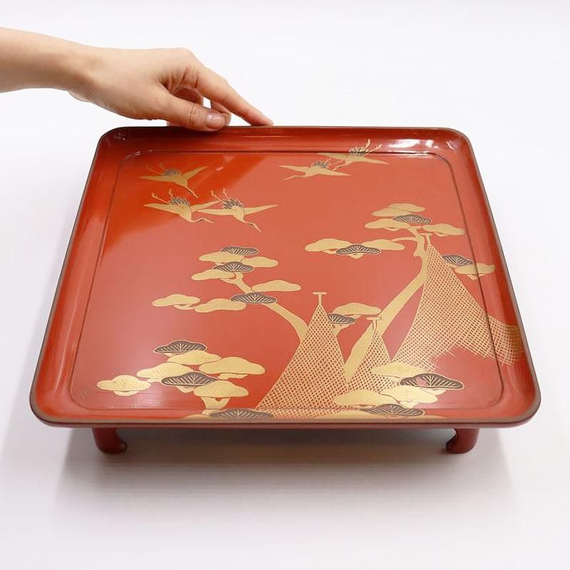 最終値下】輪島塗 屠蘇器 蒔絵 漆光堂造 梅、鶯 - 工芸品