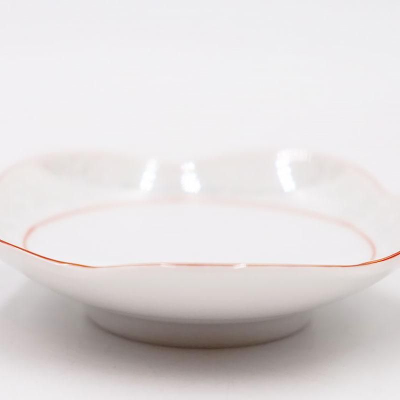 TOTO 豆皿 おつまみ皿 小皿｜花型梅ラスター彩｜和モダン昭和レトロ