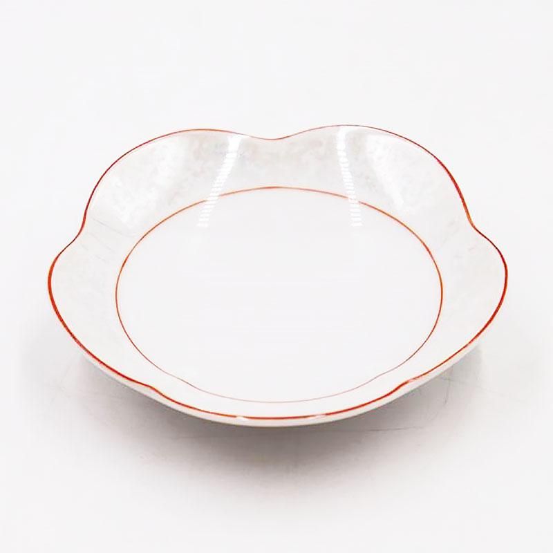 TOTO 豆皿 おつまみ皿 小皿｜花型梅ラスター彩｜和モダン昭和レトロ