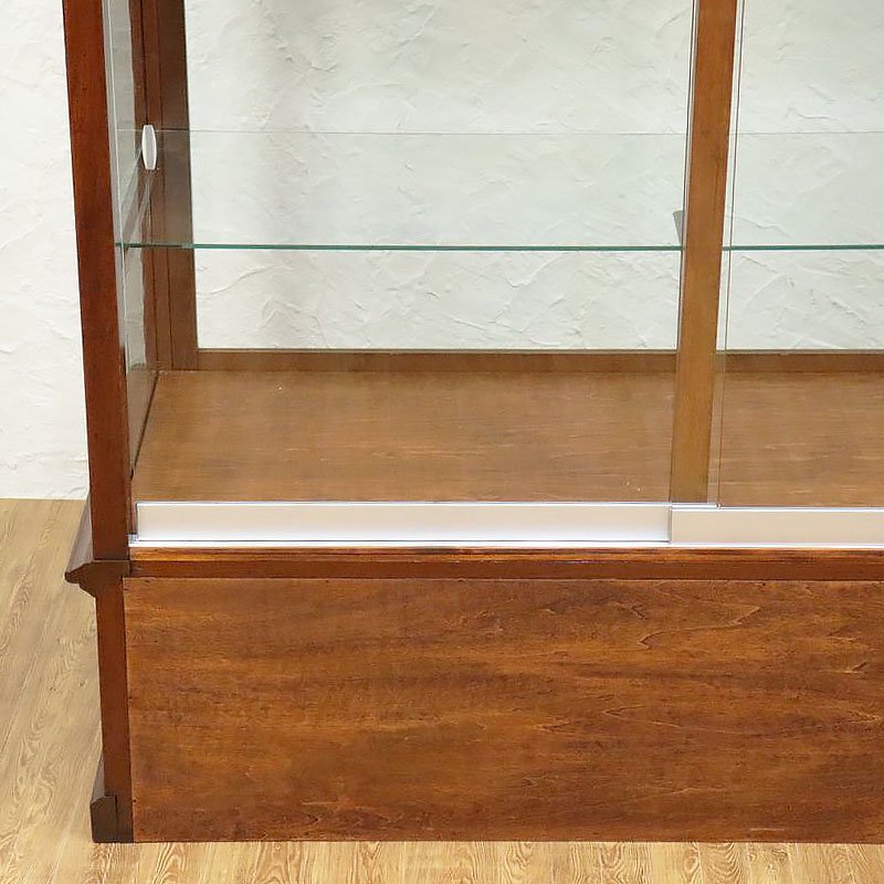 希少 大型 木枠ガラスケース 2点 - 京都の骨董・アンティーク 