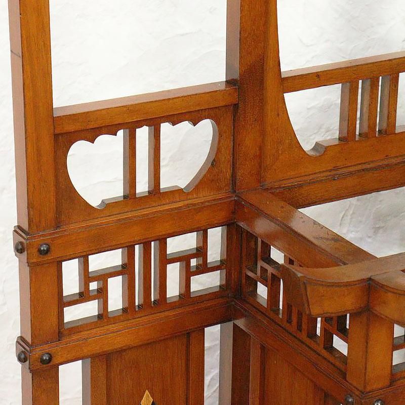 日本製 洋館家具 エントランスボード 傘立て 帽子・コートかけ ミラー