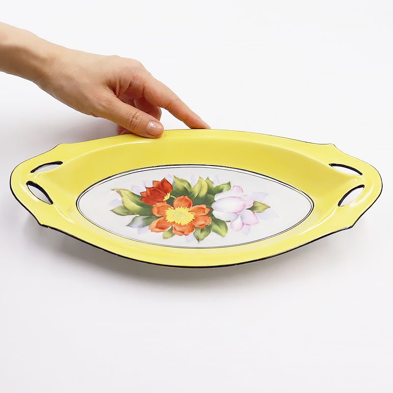 手描き フランス リモージュ limoges 絵皿 飾り皿 プレート 