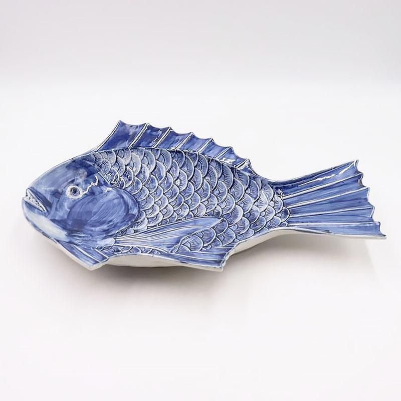 中国，70年代，醴陵群力，景德鎮、ドラゴン装飾皿 約25cm 陶器製 中国，70