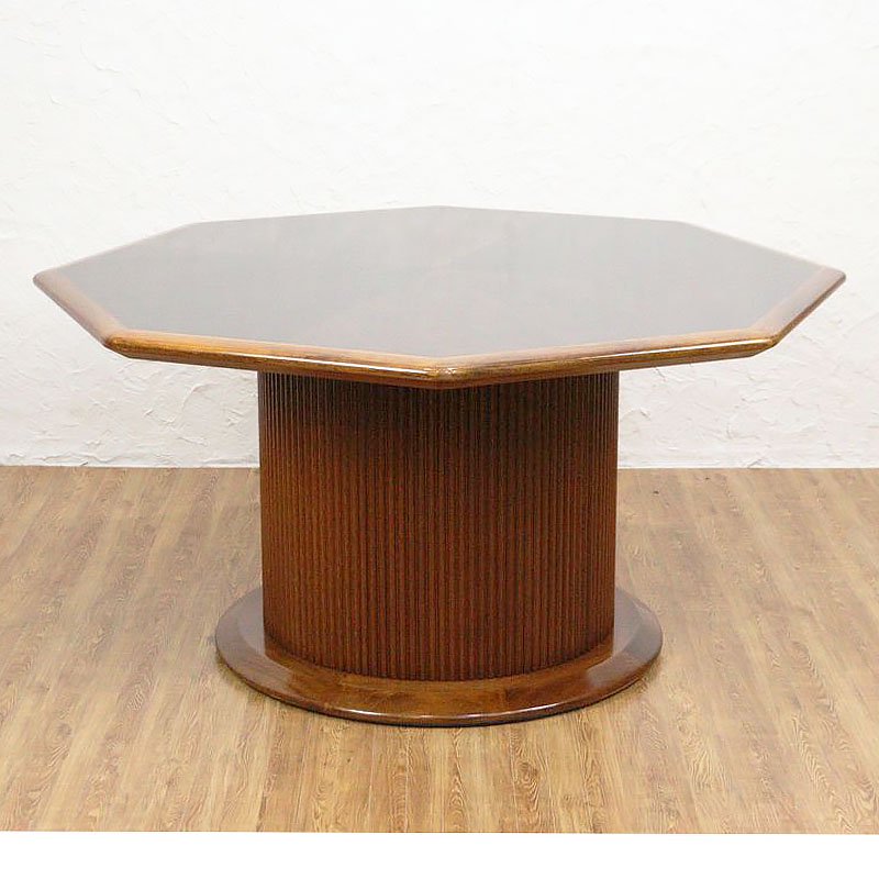 八角 ソファーテーブル センターテーブル ローテーブル 和洋折衷 応接 日本製 モダン レトロ