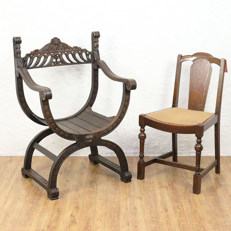 希少 椅子 アジア家具 骨董 龍 彫刻 装飾 いす 中国古美術 木製 レア 