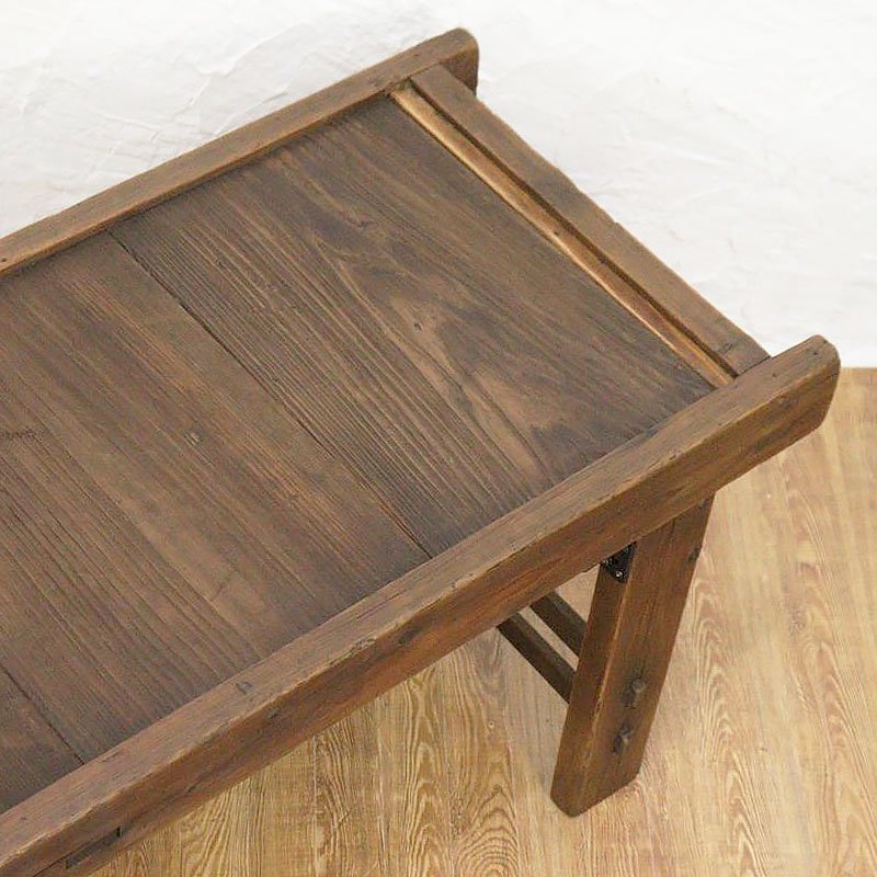 床几 ベンチチェア 長椅子 木製 骨董 アンティーク シンプル 和風