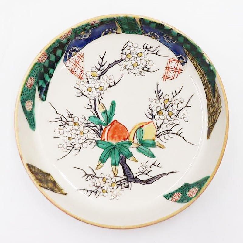 jules vieillard bordeaux 花鳥絵皿 B