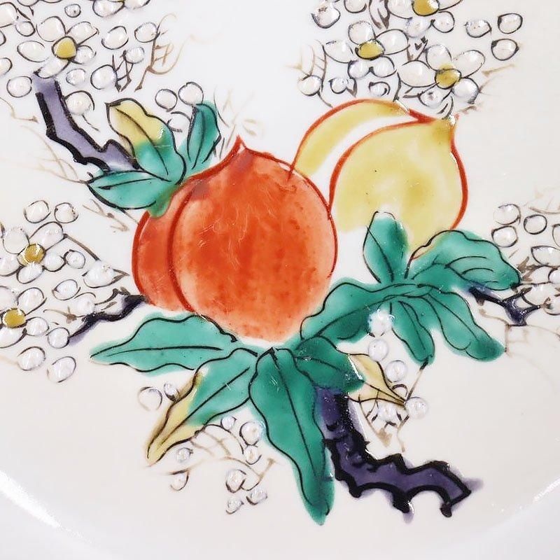 九谷焼 手描き 通りもん 上品 美しい なます皿 生酢皿 深皿 深向