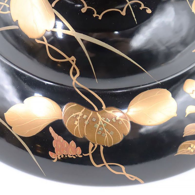 漆塗り 高杯 金彩 金蒔絵 日本の美 和骨董 アンティーク 大正 日本の 
