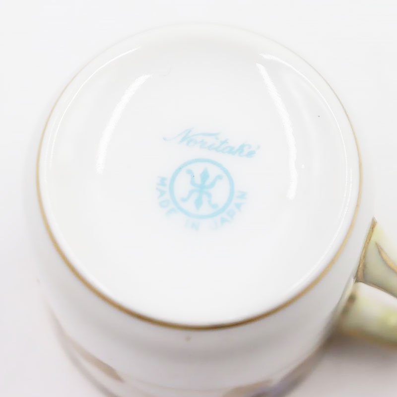 オールドノリタケ NORITAKE 輸出用 デミタスカップ＆ソーサー 金彩 紫 パープル 洋食器 上品 アンティーク クラシック -  ブルーパロット｜京都のアンティーク食器・家具・引取・修理・金継ぎ