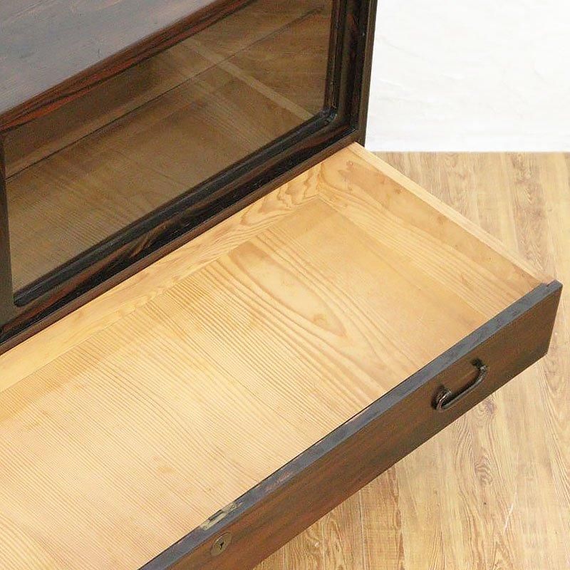 大正から昭和初期頃の四尺箪笥ローボード｜幅119cm高さ66.5cm