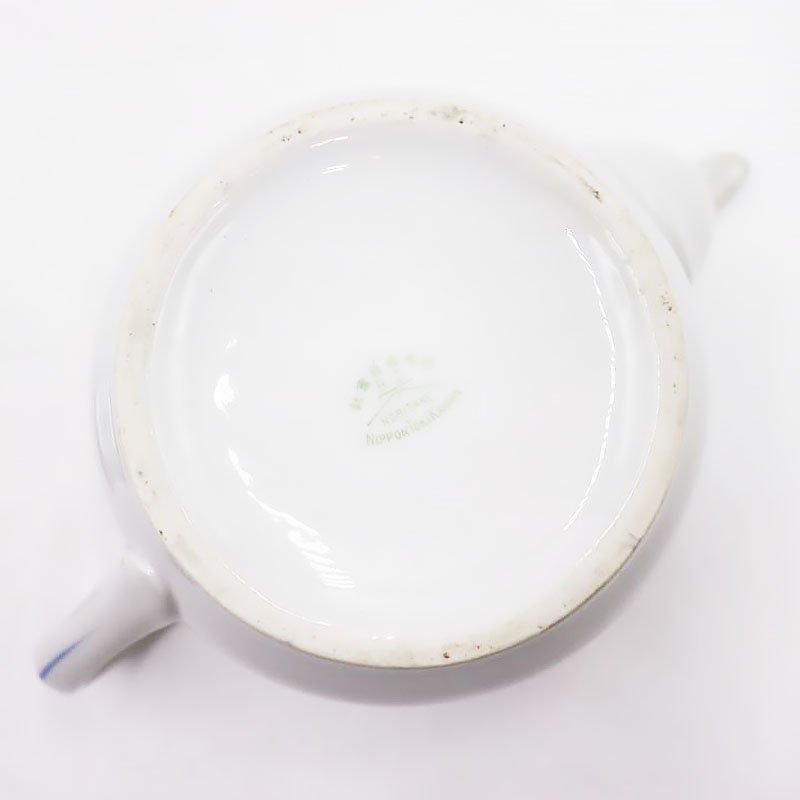 オールドノリタケ NORITAKE ティーポット ラスター彩 洋食器 上品 大正 アンティーク さくらんぼ チェリー 赤い実 - ブルーパロット｜京都の アンティーク食器・家具・引取・修理・金継ぎ