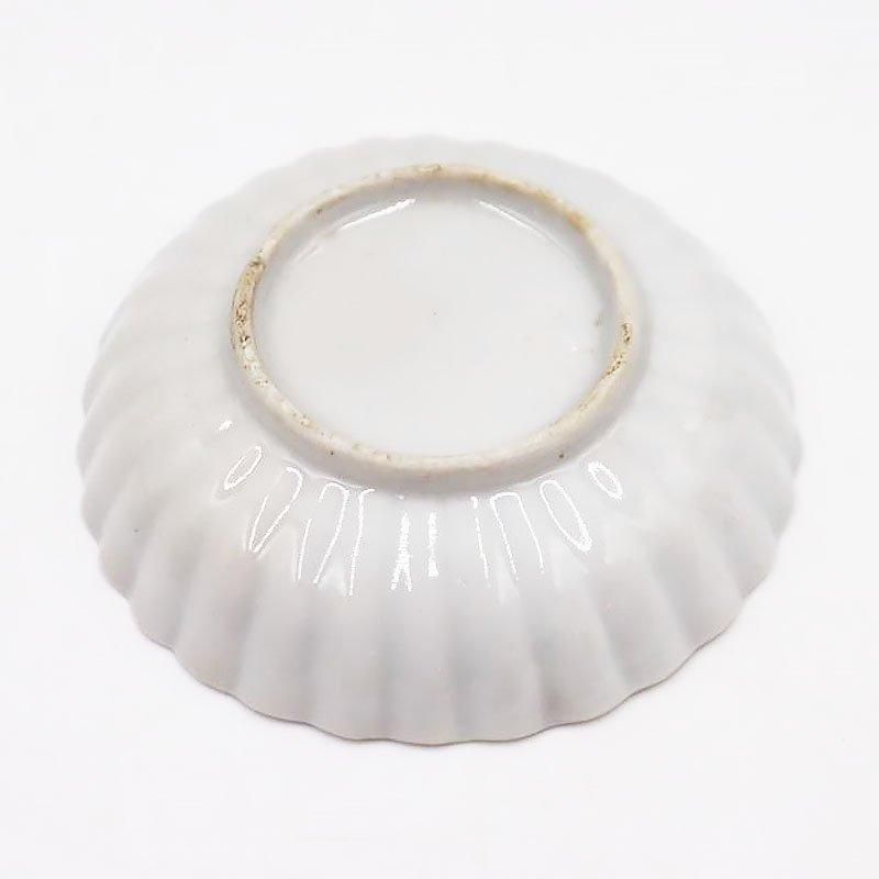 長丸皿 5枚 染付 花弁 唐草 明治 大正 ケンケン 長丸皿 5枚 染付 花弁 唐草 明治 大正 ケンケン