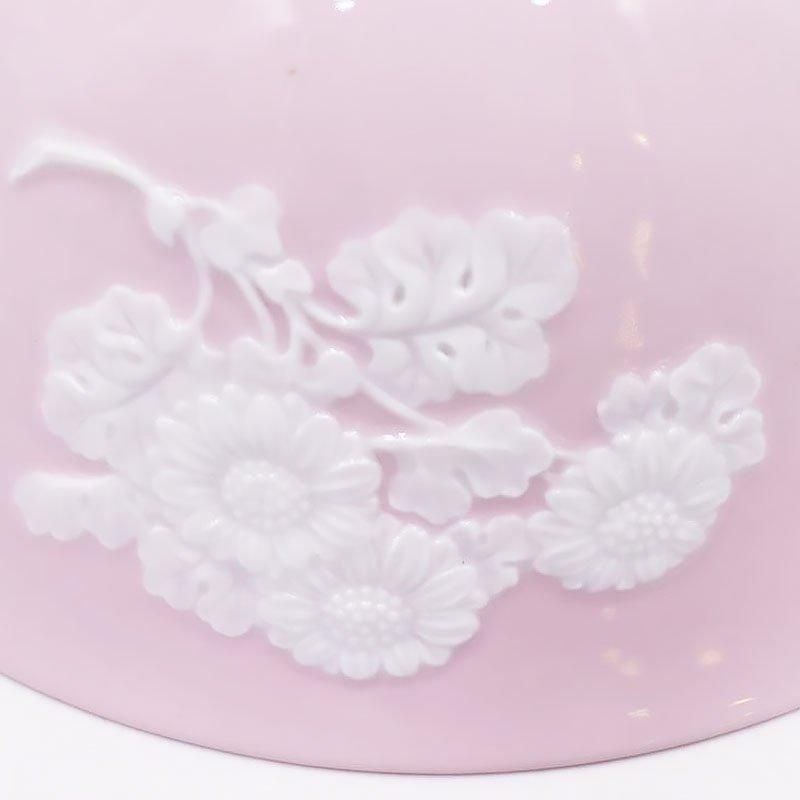 オールドノリタケ　鉢　ボウル　アンティーク ピンク色ボウル｜直径19 高さ8｜アンティーク洋食器