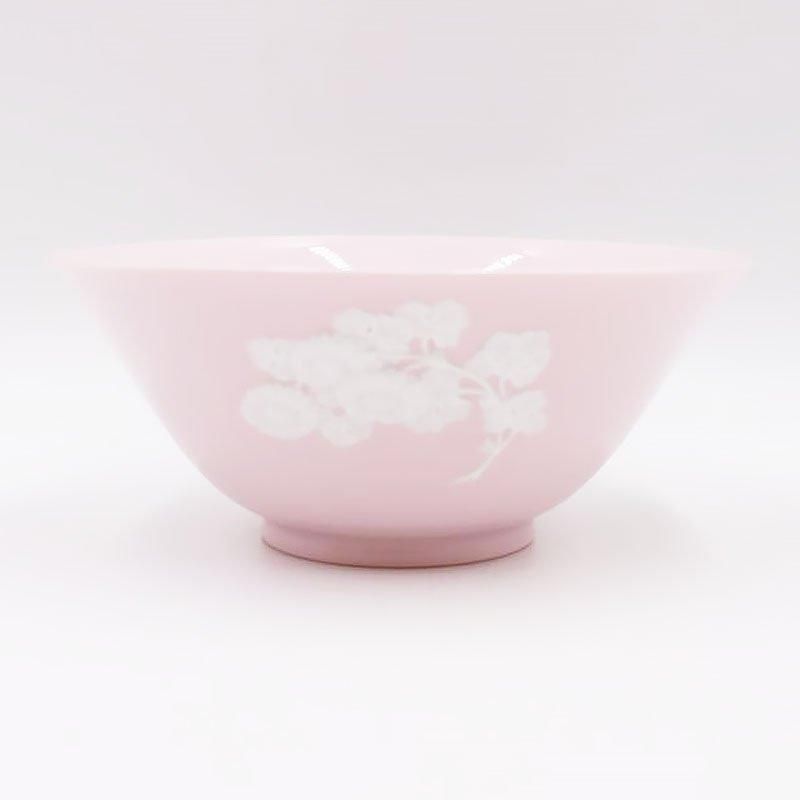 【メーカー再生品】 上品 ピンク 鉢 ボウル オールドノリタケ 上質 デザイン 希少 食器