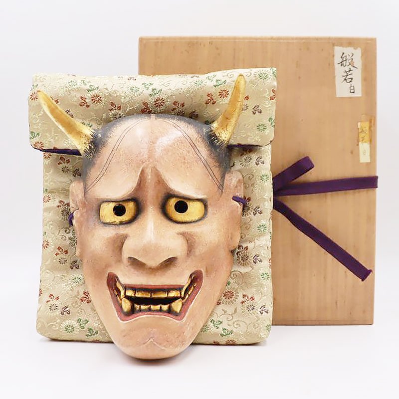 ǽ  ǽ ̼  ǽ ݽ  ƥꥢ Noh mask, Japanese antiquesʰ˲İ