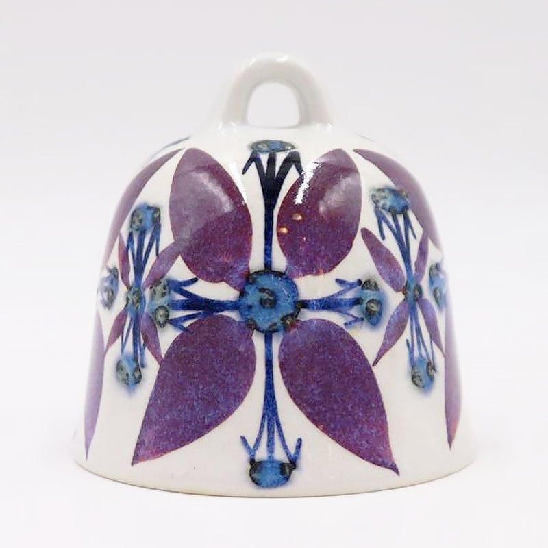 ロイヤルコペンハーゲン テネラ 紫の花バターボックス デンマーク製 1個 ロイヤルコペンハーゲン デンマーク テネラ ベル 7.5cm