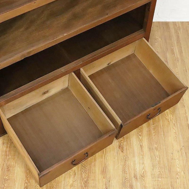 網代の棚 引戸 水屋 食器棚 本棚 飾り棚 和風 和家具 日本の 網代の棚 引戸 水屋 食器棚 本棚 飾り棚 和風 和家具 日本の