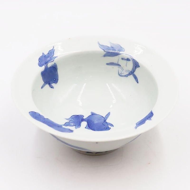 ★匿名配送★アンティーク 骨董 陶器 焼物 藍色の大鉢 希少染付大鉢｜藍の美味しさ｜アンティーク