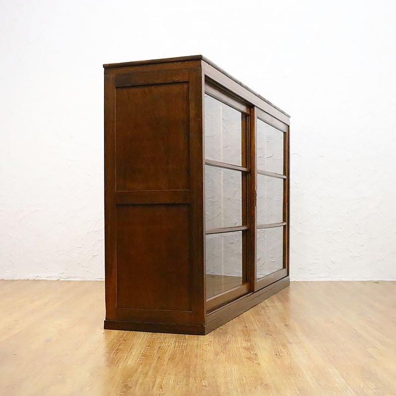 昭和時代のアンティーク箪笥｜幅183奥行44高さ112｜引戸のすべり良好