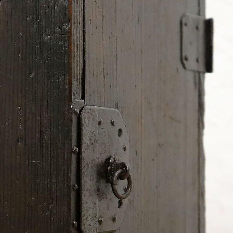 和箪笥 小箪笥 古民家 インテリア 小引出 収納 時代家具 古道具 Amazon.co.jp: 【11203】江戸時代（天保13年）の古い戸棚帳場小