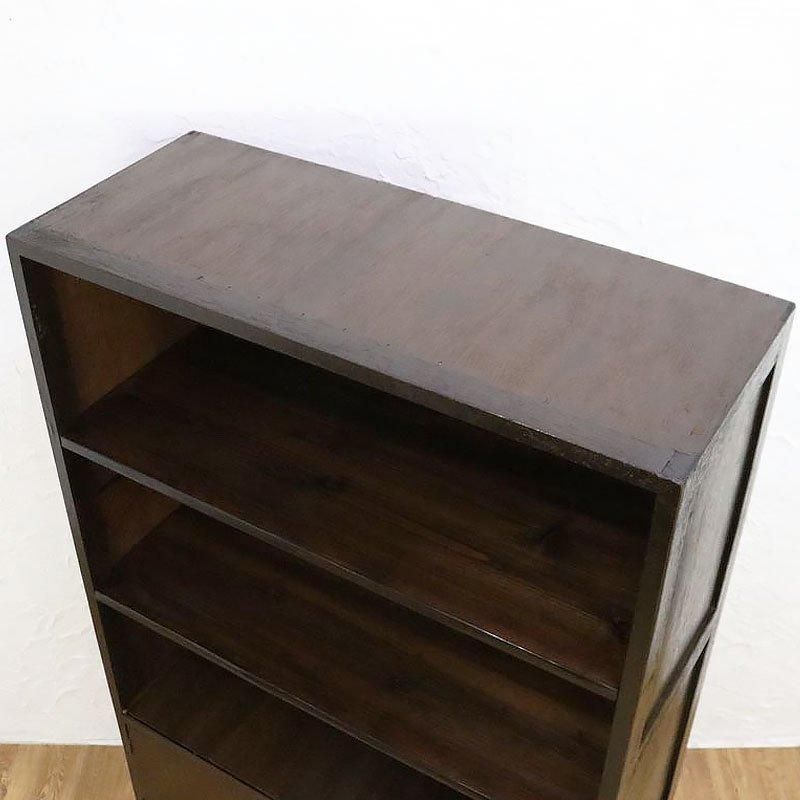 戸棚 書棚 本棚 収納棚 食器棚 日本製 昭和レトロ シェルフ