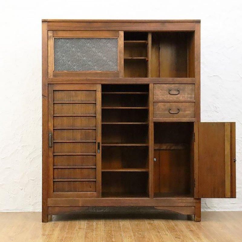 希少モデル 北海道民芸家具 下駄箱 樺材 縦型 靴箱 玄関 和モダン 古民家 Yahoo!オークション -「(飛騨産業 キツツキ 北海道民芸 松本民芸