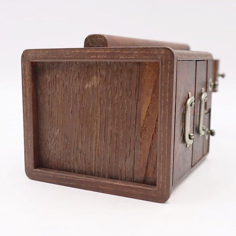 雛道具 ミニチュア 針山付きお針箱 お裁縫箱 日本の道具 古民具