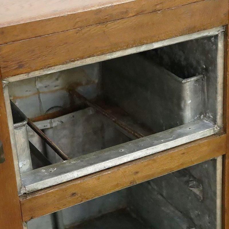 希少 木製冷蔵庫 日本の道具 古民具 和家具 アンティーク 骨董