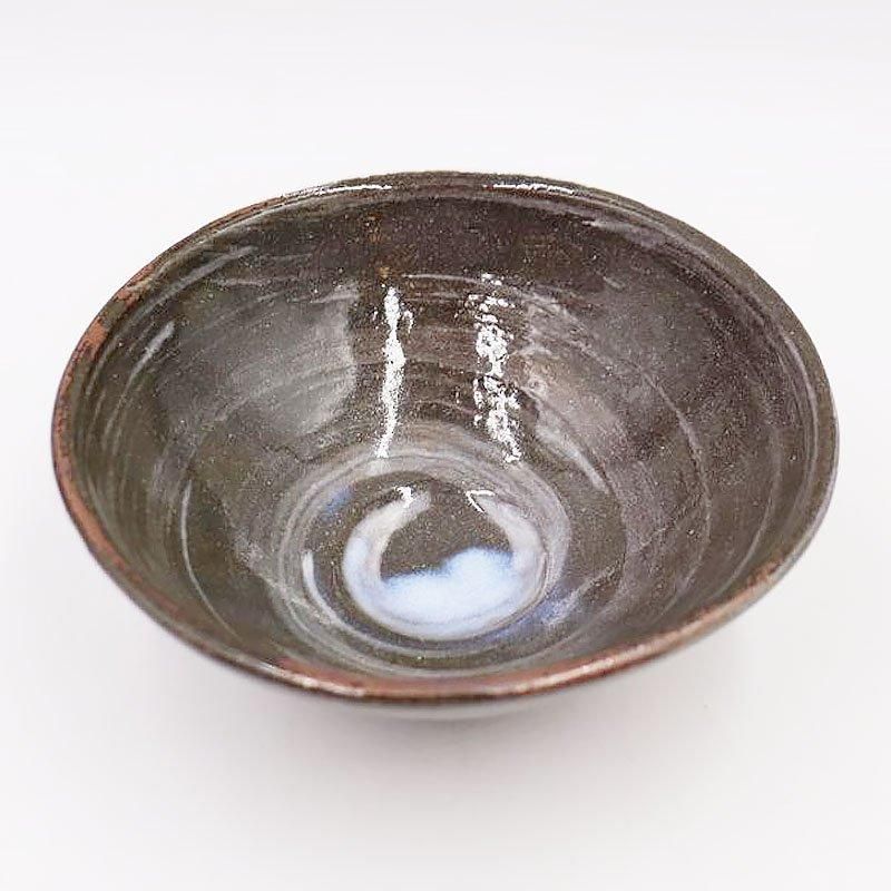 平型 夏茶碗 抹茶碗 織部 茶道 お稽古 手づくり ヴィンテージ