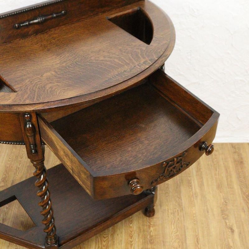 テーブル 半円コンソールテーブル イギリス製 1920-40年