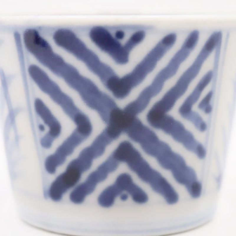 手描き染付湯呑蕎麦猪口小鉢｜伊万里アンティーク｜和食器