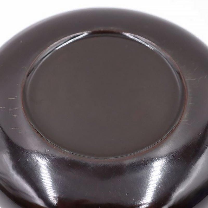 黒漆塗り 椿皿 高台付き木皿 蒔絵入り 絵替わり 図替わり 季節の