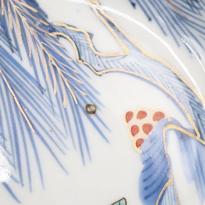 手描き 色絵 なます皿 深皿 取り皿 鉢 アンティーク 骨董 和食器