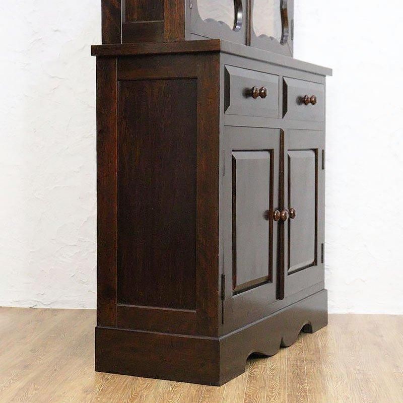 GMHH404A○松本民芸家具 58型 食器棚 カップボード 飾り棚