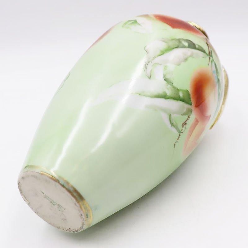 花瓶 ハンドペイント オールドノリタケ 1920年頃 幅14cm